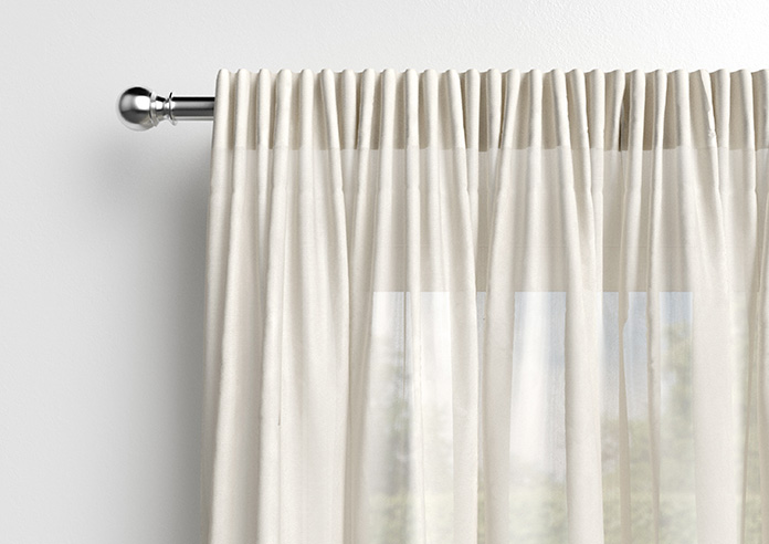 Pavia Voile, Cream Breeze - Made to Measure Curtains - Image 10